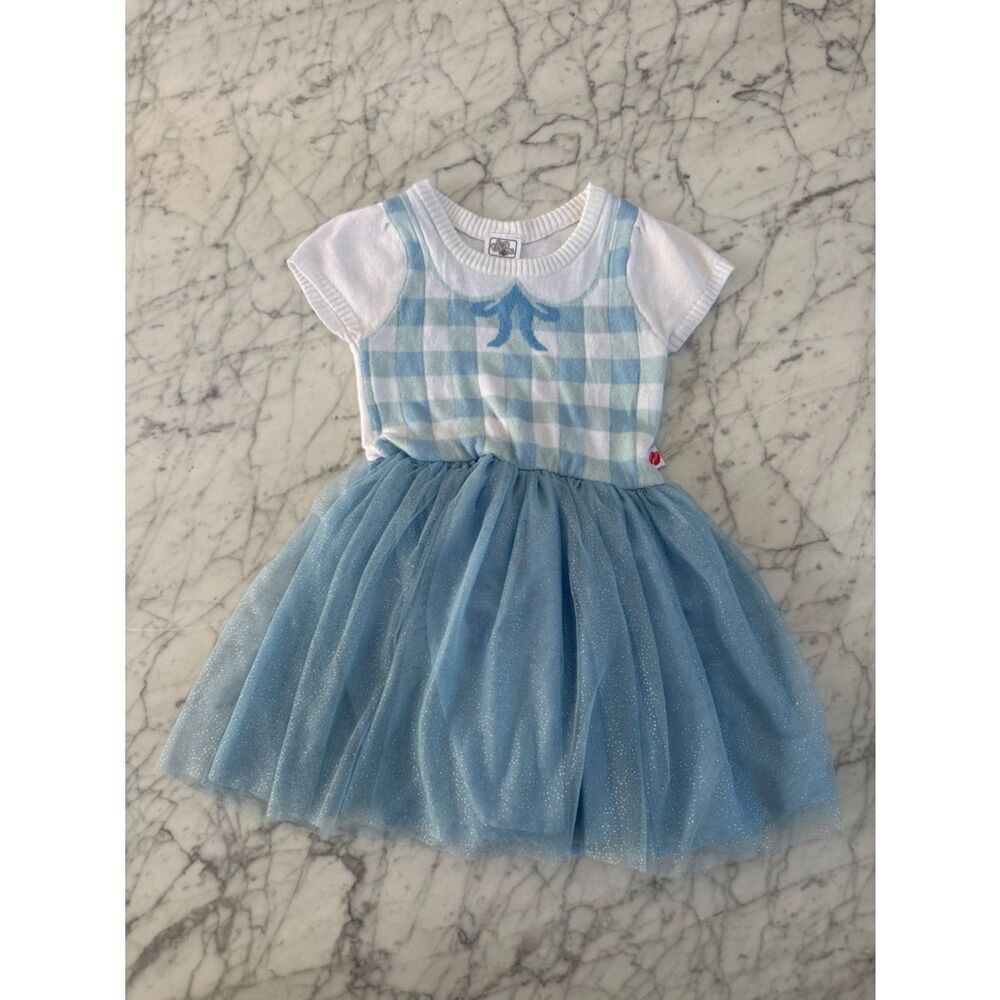 Wizard of Oz 5T Dorothy Dress Knit Tulle